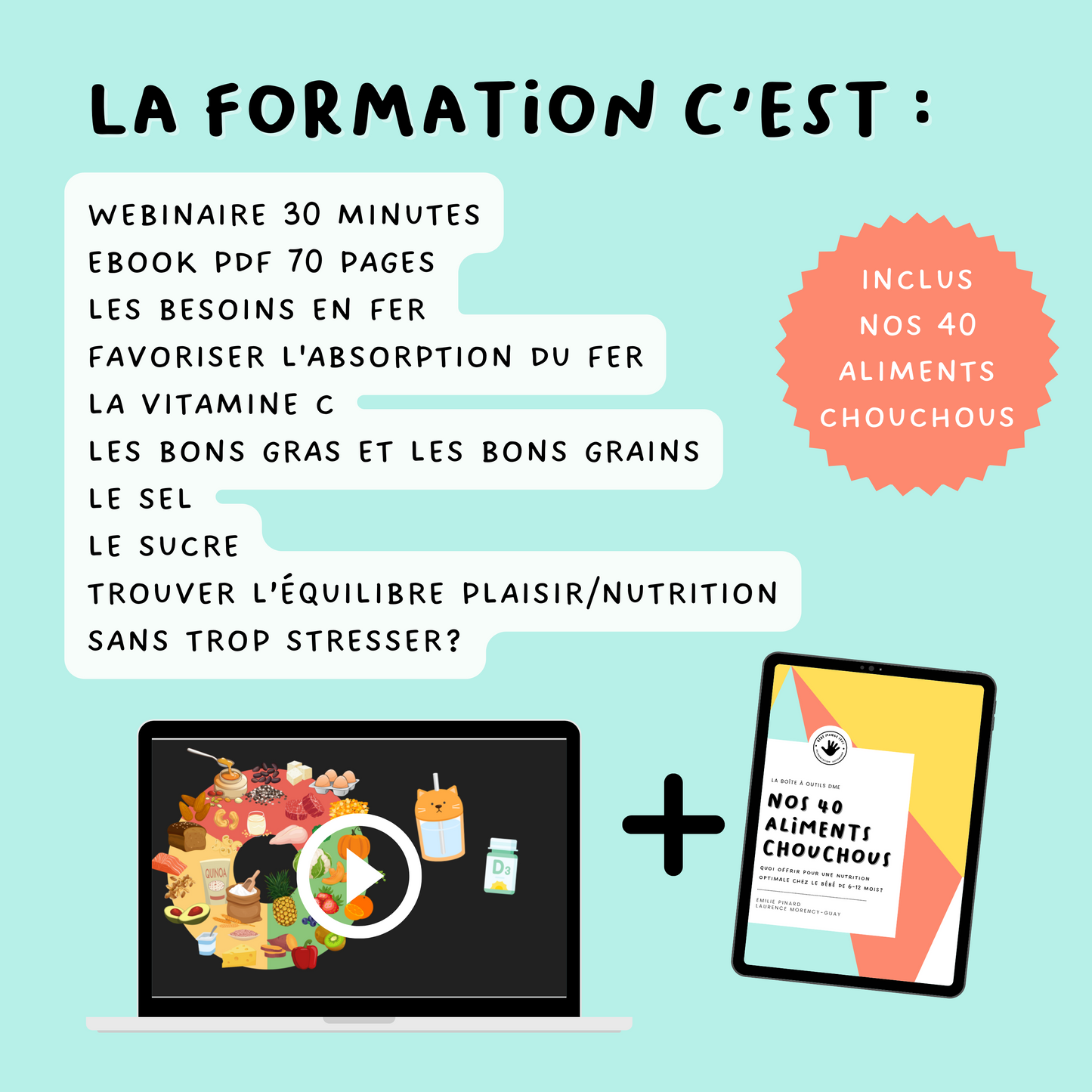 FORMATION / WEBINAIRE :  L'assiette parfaite