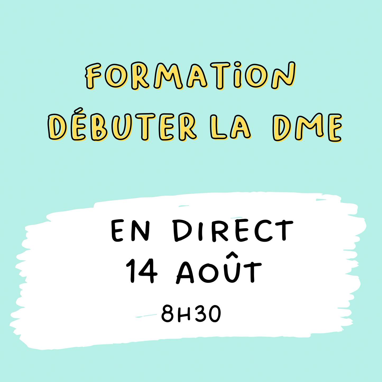 FORMATION en direct - 14 août 8h30 : Tout savoir sur la DME
