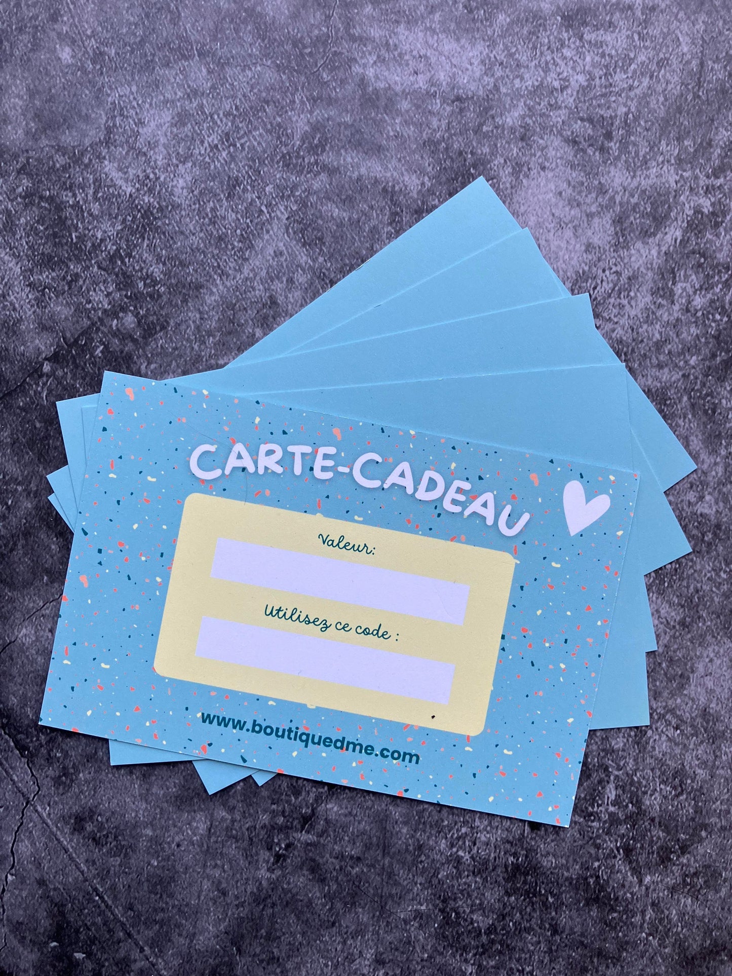 Carte de souhaits & Envoi de cartes-cadeau