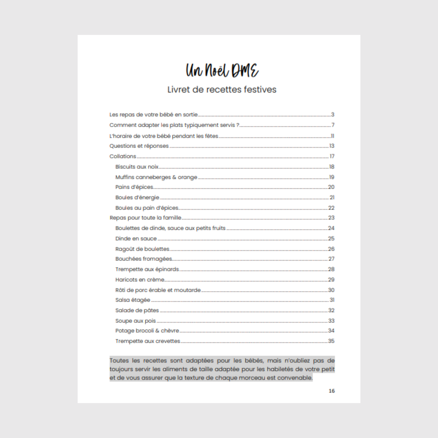 MINI EBOOK / Un Noël DME