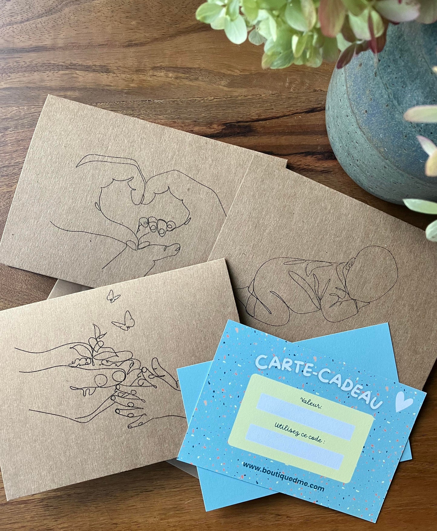 Carte-cadeau Bébé mange seul