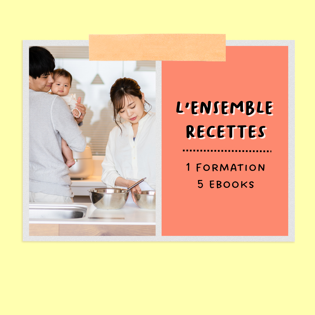 L'ensemble recettes : 1 formation, 5 ebooks