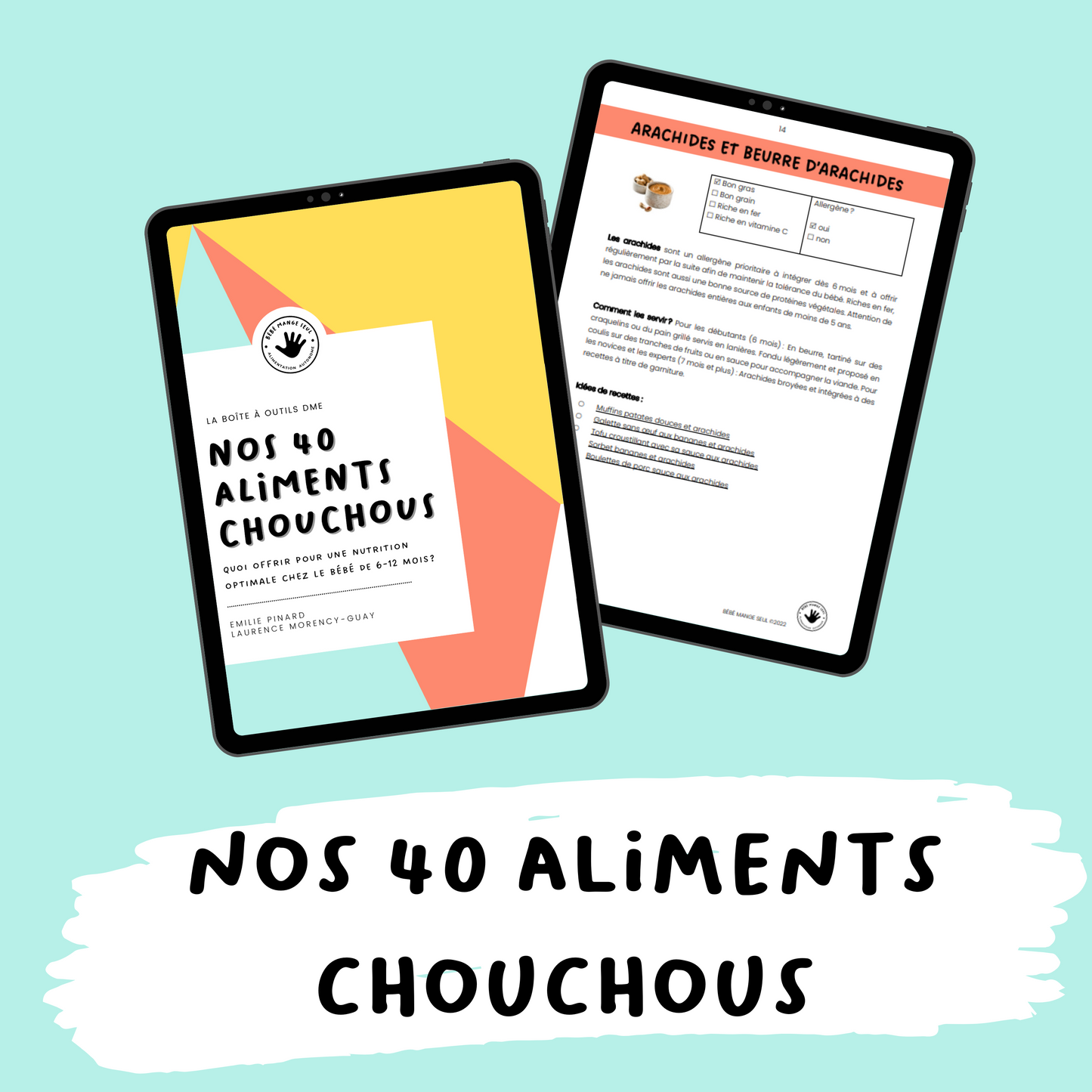 MINI EBOOK / Nos 40 aliments chouchous